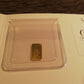Persönliche Grußkarte mit 1 Gramm Barren reines Gold!